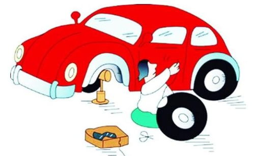 前不著村后不著店的,扎胎了,怎么回去見丈母娘