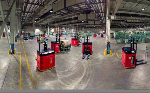 華晟智能50臺agv落地浦林成山輪胎工廠